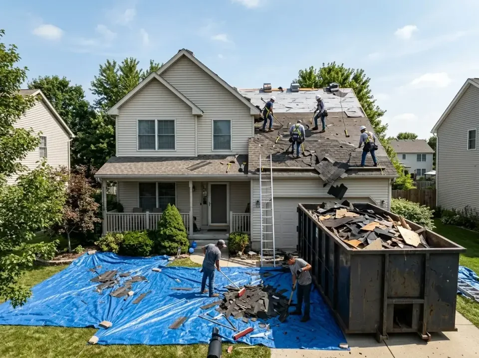 roof-replacement-debris-remova-004 — frequently asked questions, Cheapest Dumpster Rentals in Rolling Meadows, IL